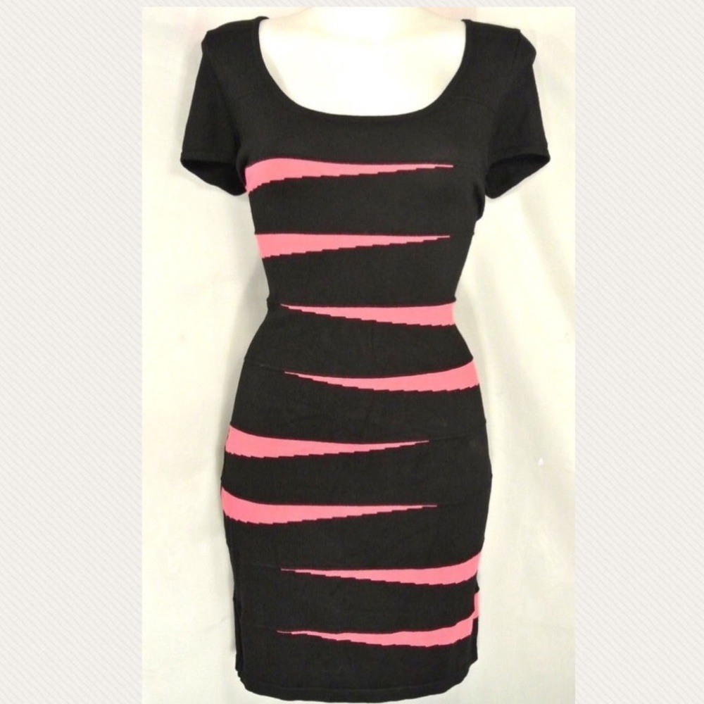 Flirty Striped Mini Dress